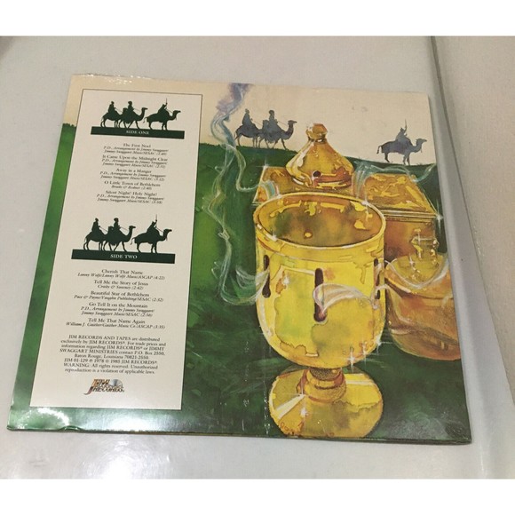 The Jimmy Swaggart Christmas Spirit Vinyl LP 1978 ~Ships Same Day~ - Picture 2 of 3